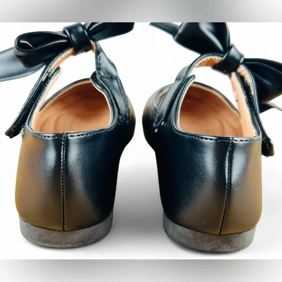 CHILDREN'S BALLERINA FLATS (COT) - Picture 4 of 5